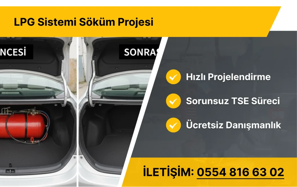 LPG Söküm Projesi | Ruhsata İşletme Süreci