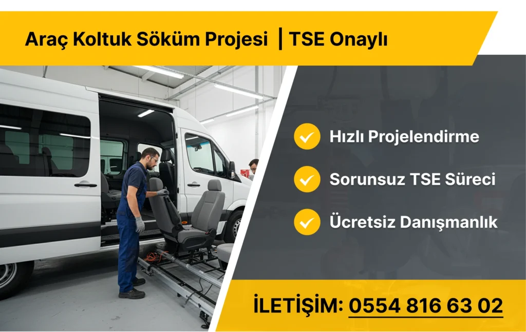 Araç Koltuk Söküm Projesi | TSE Onaylı