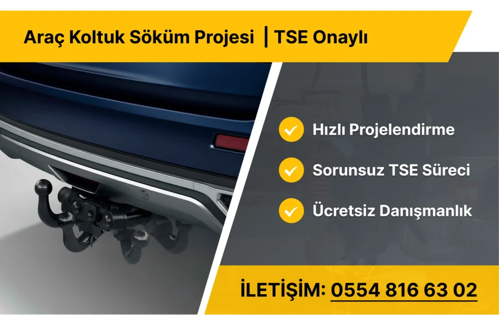 Araç Önü Elektrikli Çeki Kancası Projesi | TSE Onaylı
