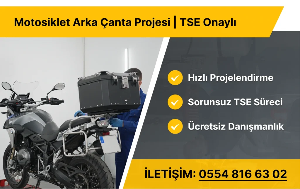 Motosiklet Çanta Taşıma Kutusu Ruhsata İşletme
