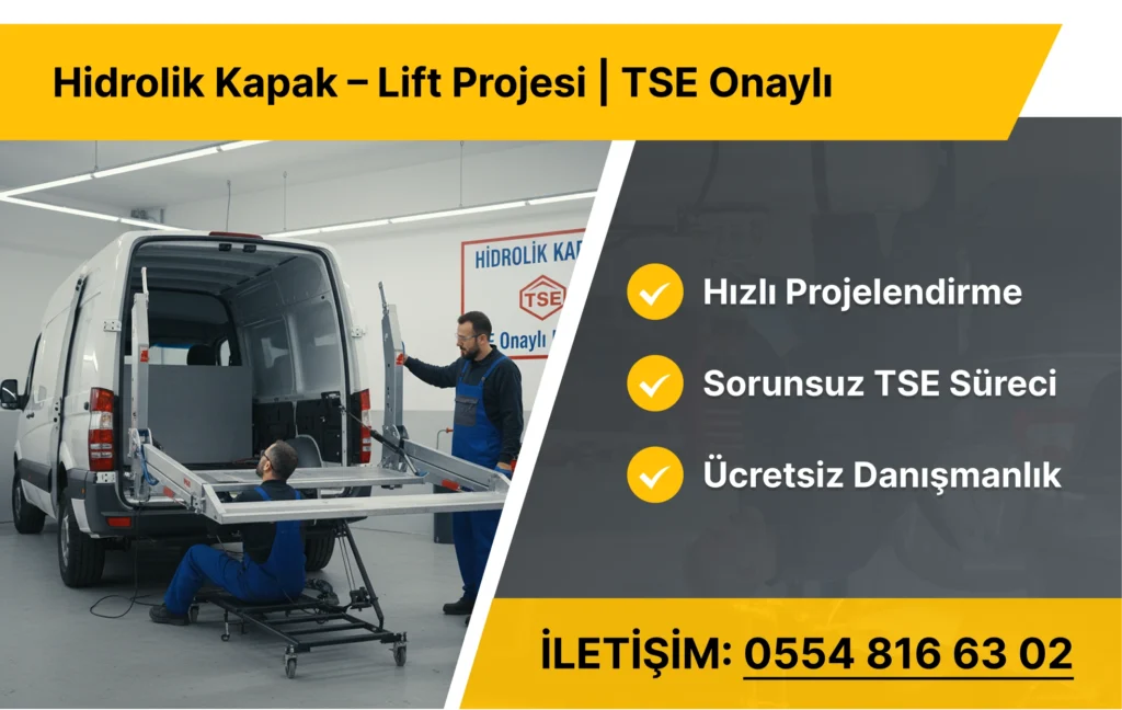 Hidrolik Kapak – Lift Projesi | TSE Onaylı