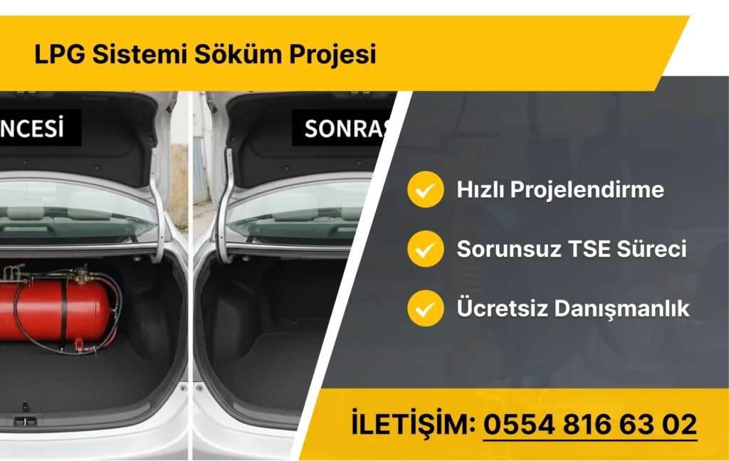 LPG Sistemi Söküm Tadilatı