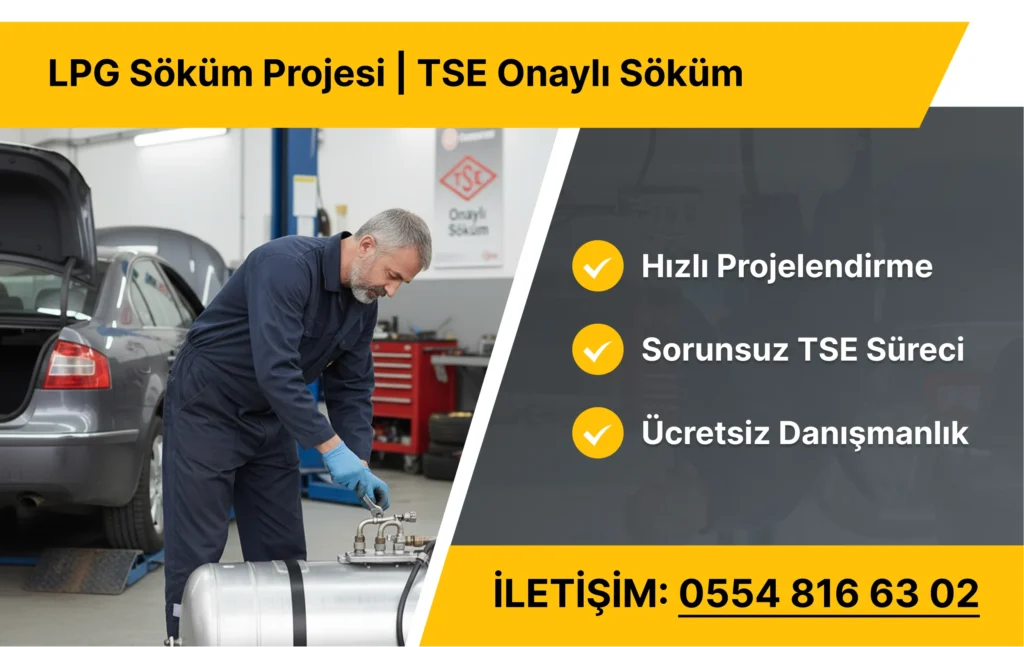 LPG Söküm Projesi | TSE Onaylı Söküm