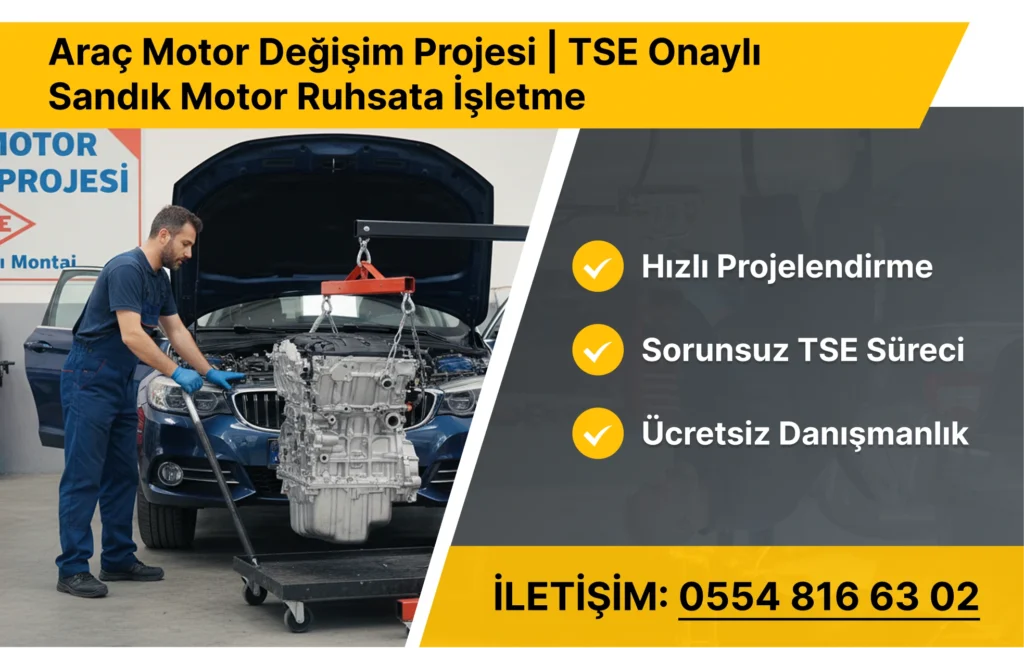 Araç Motor Değişim Projesi | TSE Onaylı